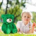 Super Color Teddy Bear Stuffed Animals Plush Toy for Children Girlfriend Family Congratulations Baby Shower Birthday Green 14 inch