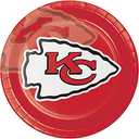 Pack Of 2 Creative Converting 8 Count Kansas City Chiefs Paper Dinner Plates