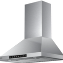 Winflo 
Wall Mount Range Hood 30 inch,Kitchen Vent Hoods 980 CFM Ducted/Ductless Range Hood,with Gesture Sensing & Touch Control Switch Panel, 3 Speed Exhaust Fan Permanent Filter