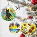 Christmas Ornaments Black Cat Ornaments for Christmas Tree, Xmas Decorations, Holiday Decor, Gift Ideas, Housewarming, Holiday & Xmas Gifts for Cat Lovers