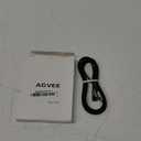 AGVEE 6.6ft Charger for Garmin Watch USB C, L-Shape Charging Cable for Fenix, Forerunner, Vivoactive, Instinct, Venu, Tactix, Approach, D2, Quatix Series, Right Angle Braided, Dark Gray