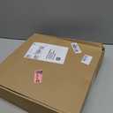 Koorle Lamp Shades Set of 2, Drum Lampshade for Table Lamps Floor Lamp, 12"" Top X 12"" Bottom X 8"" High Beige Large Line Fabric Lamp Shades, Easy Assembly Replacement Lampshades