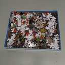 1000 Piece Puzzle for Adults Clearance, Thanksgiving Day Fall Harvest Countryside Fun Puzzles for Adults with HD Print & Poster, 27.5" X 19.7" Dust Free, for Gifts Christmas Family Games