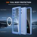 Magnetic for Samsung Galaxy S26 Ultra Case with Privacy Screen Protector, Compatible with Magsafe, Military Grade Protection, Anti-peep Privacy Screen Full Body Shockproof Phone Cover 6.9", Blue