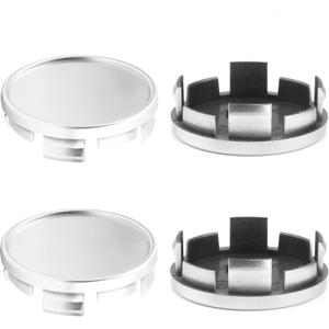 4Pcs 63mm(2.48inch) Wheel Center Caps for Dodge/Jeep/Chevy/Toyota/Lexus Wheel Rim Replacement Hub Cap, (Silver, Out 63mm, Inner 59mm)