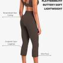 Sunzel High Waist Mini Flared Leggings for Women, Tummy Control Casual Flare Yoga Pants for Yoga Workout Gym (L)