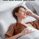 Mulberry Silk Pillowcase for Hair and Skin, SGMSILK 22 Momme Natural Silk Pillow Cases with Zipper, 6A Soft and Smooth Single Sided Pure Silk Pillow Cover (Light Gray, Queen 20"x30")