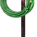 Garden Hose Holder Stand, Decorative Vintage Rustic Hose Rack with Star Design, Heavy Duty 41" Tall Metal Hose Storage for Yard/Lawn/Farm, Freestanding Hose Holder Holds up to 160Ft Hose