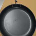Misen Carbon Nonstick Skillet - Nitrided Carbon Steel - Professional Alternative to Teflon - 1100F High Heat Ready - Easy Release - Induction, Oven, & Grill Safe - 12 Inch