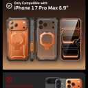 SUPCASE for iPhone 17 Pro Max Case (UBGrip Pro), [Built-in Tempered Glass Screen Protector & Stand] [Camera Control Cover] [Compatible with MagSafe] Full Body Heavy Duty Magnetic Phone Case, Coral
