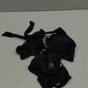 SOLY HUX Women's Halter Bikini Set V Neck Ring Linked Bathing Suit Summer Beach Two Piece Swimsuit (Large)