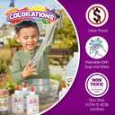 Colorations Washable Clear Glue, 1 Gallon, Non-Toxic- Great for Slime - Dries Clear, Bulk School and Scrapbook Bulk Supplies - Classroom Must Haves
