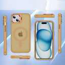 2 x Hitaoyou Translucent Matte Camera Kickstand Case for iPhone 13, Compatible with Magsafe, Shockproof Heavy Duty Protective Cover
