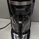 BLACK+DECKER 12-Cup Digital Coffee Maker, Programmable, Washable Basket Filter, Sneak-A-Cup, Auto Brew, Water Window, Keep Hot Plate, Black
