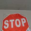 T&R Large Stop Sign Street Road Sign 24 x 24 Inches. Engineer Grade Reflective Sheeting, Rust Free Aluminum, Weather Resistant, Waterproof, Fade Resistant, 2 Pre-drilled Holes