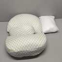Pregnancy Pillow for Pregnant Women  Comfortable Maternity Pillow for Side Sleepers, Supports Back, Belly, HIPS, and Legs, with Removable & Adjustable Cover (Regular, Green)