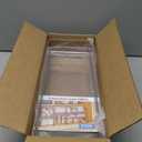 STORi SimpleSort 2-Piece Stackable Clear Drawer Organizer Set | 15" x 6" x 2" Rectangle Trays | Wide Makeup Vanity Storage Bins and Office Desk Drawer Dividers | Made in USA