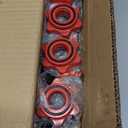 Yes4All Pair of Threaded Dumbbell Handles, Dumbbell Bar with Collars, Chrome/Rubber Grip, Fit 1 Inch Plates, Weight Bar Connector 14 Inches - Black