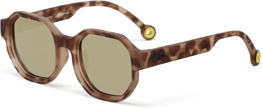 OLIVIO&CO Kids Sunglasses Youth Beach Sun Glasses Lightweight TR90 Frame UV400 Polarized Outdoor Shades for Boys Junior, 12+ Tortoiseshell