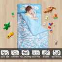 Juju Blue Kawaii Nap Mat - Kawaii Stuff Toddler Nap Mat - Nap Mats for Preschool - Kids Sleeping Bag - Kawaii Accessories Nap Mats for Preschool - Sleeping Bag for Kids