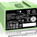 for Roomba Replacement Battery ABL-D1 Battery for iRobot Roomba i&e Series i7 i7+ j7 j7+ i3 i3+ i4 i4+ e5 e6 Roomba Replacement Parts 14.4V 1800mAh/26Wh (Not fit for iRobot Roomba Combo Series )