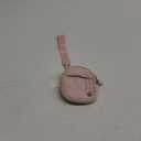 CLUCI Mini Backpack Keychain Wallet Small Change Quilted Coin Purse Cute Puffer Wristlet Pouch with 3 RFID Card Slots (Pale Camel)