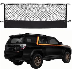 Envelope Style Cargo Net Compatible with Toyota 4runner 3row New 2025 2024 2023 2022 2021 2020 2019 2018 2017-2010 Trunk Car Rear Tailgate Netting Upgraded