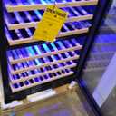 24 Inch Dual Zone Wine Fridge, 54 Bottle Under Counter Refrigerator for Built-in or Freestanding, Wine Cooler for Bottles with Glass Door, Removable Shelves for Home, Office (Blcak)