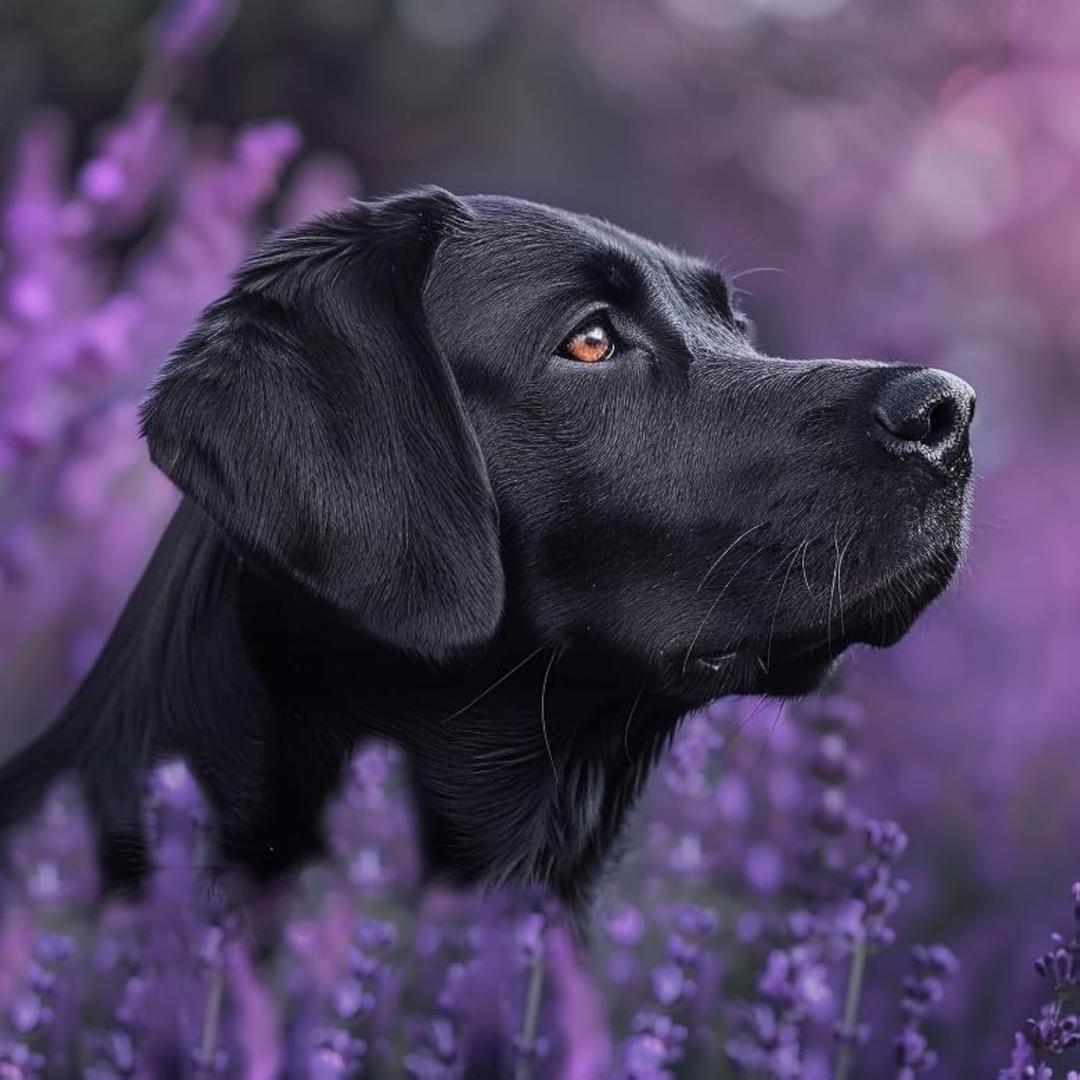 Ourtimfun DIY 5D Diamond Painting Kits Black Dogs Labrador Full Drill Round Beads Diamond Art Cross Stitch Diamond Painting by Number