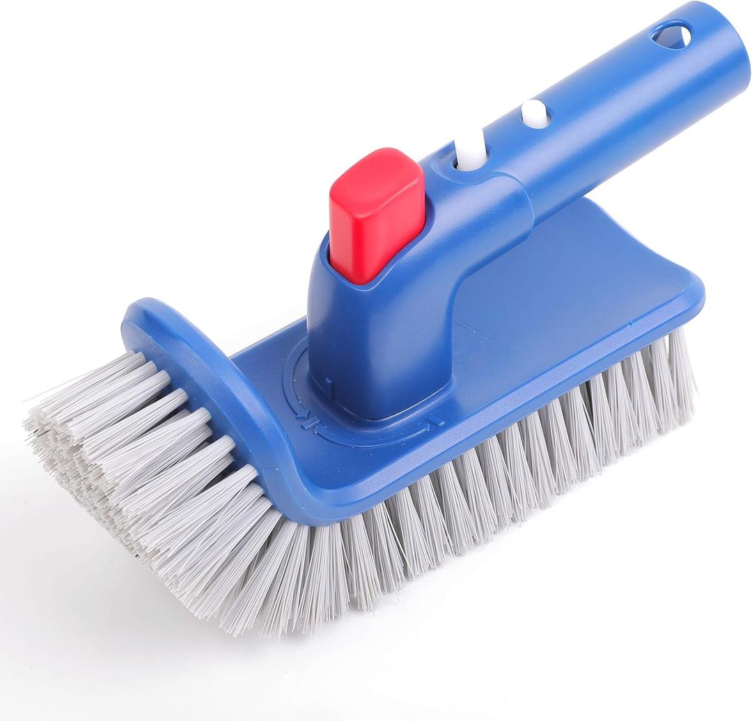 Sepetrel Pool Brush Head for Cleaning Walls,Steps & Corners,Rotatable Hand Scrub Brushes,for Inground/Above Ground Swimming Pool,Spa, Bathroom, Hot Tub, Kitchen