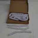 Rayson 3/4" Plastic Spiral Binding Coil, 160 Sheets Capacity, 4:1 Pitch 19mm White Coil Binding Spines for Business and Educational Purposes, Pack of 50