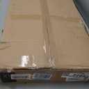 LVB Black Bench, Modern Storage Bench for Bedroom, Wood Metal Entryway Bench for Hallway Dining Living Room, Famrhouse Shoe Rack Indoor Accent Seating Benchs for Foyer Entrance, Black Oak 47 Inch Long