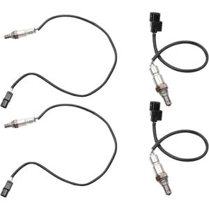 Dasbecan 4Pcs Upstream and Downstream Oxygen O2 Sensor Compatible with Honda Accord Odyssey Pilot Ridgeline Acura TL TSX MDX ZDX 3.5L 3.7L V6 2008-2014 Replaces 234-4461 234-5098