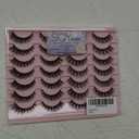 SQY Lashes Natural Cat Eye Lashes Wispy False Eyelashes Short - 14 Pairs, G80
