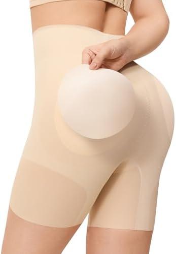 Nebility Butt Lifting Shapewear with Butt Pads - High Waist Padded Underwear for Women, Hip Enhancer Booty Lifter Shorts, M