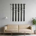 KaloKalo Macrame Wall Hanging Extra Large Handmade Tapestry Boho Decor Natural Cotton Rope Ball Textile Fiber Yarn Colorful Wall Art for Livingroom Bedroom Wedding Party 35.4" L by 33.8" H - Rainbow