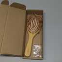 MRD Hair brush, Natural Bamboo Paddle Detangling Hairbrush, Massage Scalp Thick/Thin/Curly/Dry Hair For Women & Men