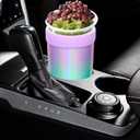 30 Oz Stainless Steel Vacuum Insulated Travel Tumbler Cup with Lid and Straw - Car Beverage Insulated Mug for Cold Drinks and Coffee