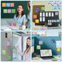 24 Pcs Christmas Inspirational Gifts Bulk, Cute Inspirational Sticky Notes with Fun Pens, 360 Sheets, Employee Appreciation Gift Bulk Mini Motivational Gift for Coworkers Teacher Nurse Office Supplies