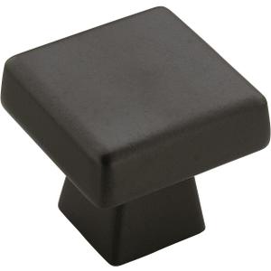 Amerock | Cabinet Knob | Black Bronze | 1-1/2 inch (38 mm) Length | Blackrock | 1 Pack | Drawer Knob | Cabinet Hardware