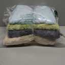 4 Pcs Baby Blankets for Boys Soft Toddler Small Blanket for Daycare, Fleece Kid Mini Blanket for Crib Baby Shower, 30 X 40, Blue Green White Grey