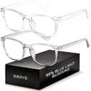 Blue Light Blocking Glasses - Fashion Square Eyeglasses, Anti UV Ray Computer Gaming Glasses Blue Blockers for Women/Men
