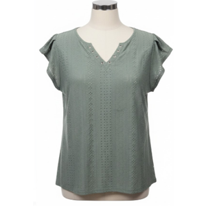 Womens T Shirts Plain Summer Tees Short Sleeve Casual Tops with Fretwork
xxl