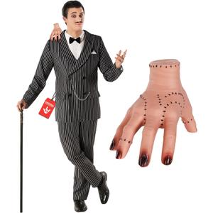 Morph Full 1920s Gangster Costume Men With Accessories, Gangster Suit, Halloween Costumes for Men Halloween Costumes Adult (Medium)