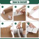 Yexiya 3 Pcs 5000 Count Card Storage Boxes for Trading and Gaming Cards White Cardboard Organizer with Divider Collector Holders Collectibles Box for Sports Basketball Collecting