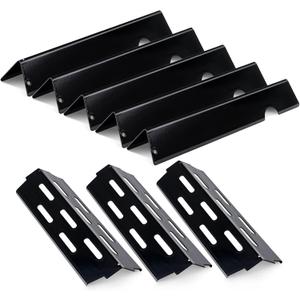 OTAMECE Flavorizer Bars and Heat Deflectors Replacement for Weber Genesis II (3+5 Genesis II)