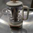 Topwit Electric Tea Kettle, 11 Temperature Control & 4 Presets Glass Kettle with Removable Infuser, 0.8L Electric Kettle for Coffee, Formula, Tea Maker with 8H Keep Warm, Boil-dry Protect, Beige