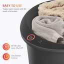 Comfier Hot Towel Warmers for Bathroom, Gifts for Dad,Him,Her, Large Towel Warmer, Heat Towels in 10 Minutes, Blanket Warmers for Home, Auto Shut Off, Bathrobes, Baby Blanket(Black)