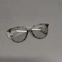 Gaoye Blue Light Blocking Glasses - Trending Round TR90 Frames, Metal Arms, UV400 Protection - Matching Soft Case (1-leopard/Transparent Lens)