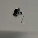 Original Bambuu Lab P1P P1S Hotend Complete Kit, 0.4MM Hardened Steel Nozzle Full Assembly with Fan, Ceramic Heater, Nozzle, Thermistor, Extruder Heating Block Replacement for Bambu Lab P1 3D Printer